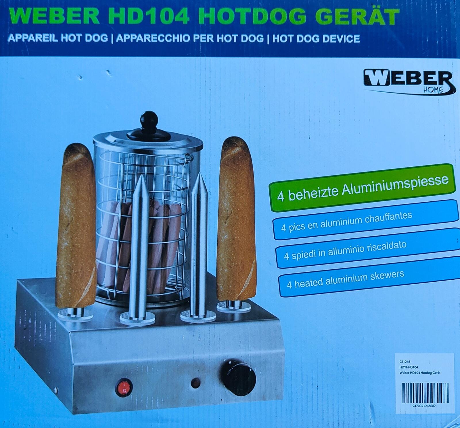 Weber Hot Dog Maschine Zum Mieten